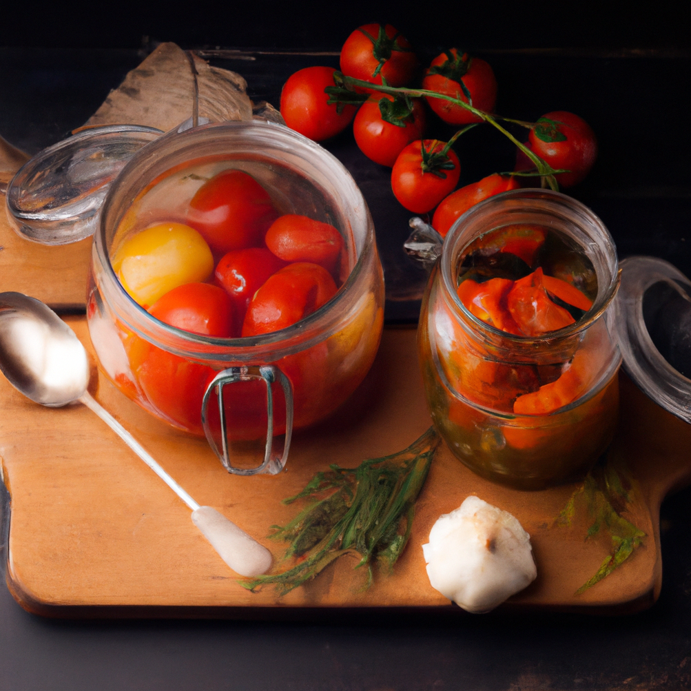 Tangy Delight Homemade Pickled Tomatoes